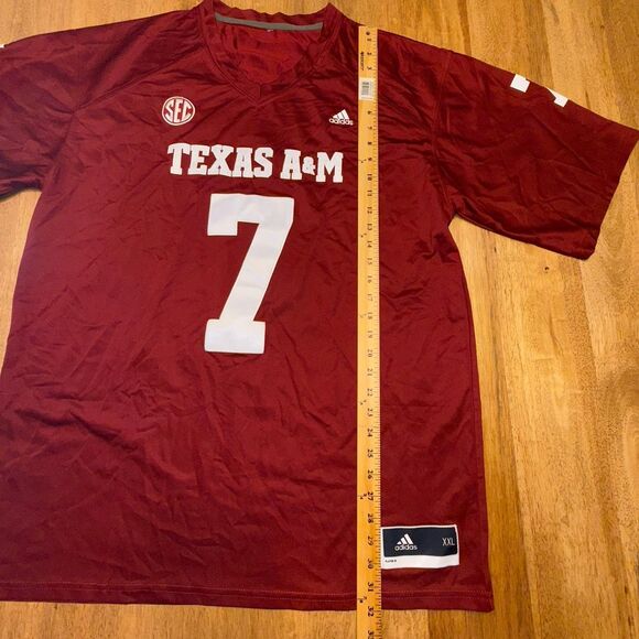 Texas A&M Aggies Jersey Maroon White XXL #7 McGee STITCHED - Picture 5 of 14